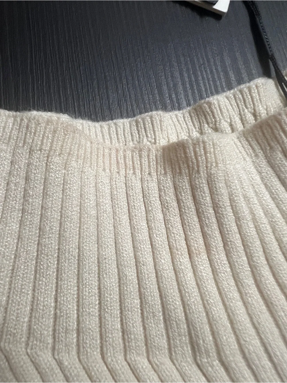 NEW Aritzia Babaton Compose Mock-Neck Knit Sweater Dress Birch Cream Size XS NWT